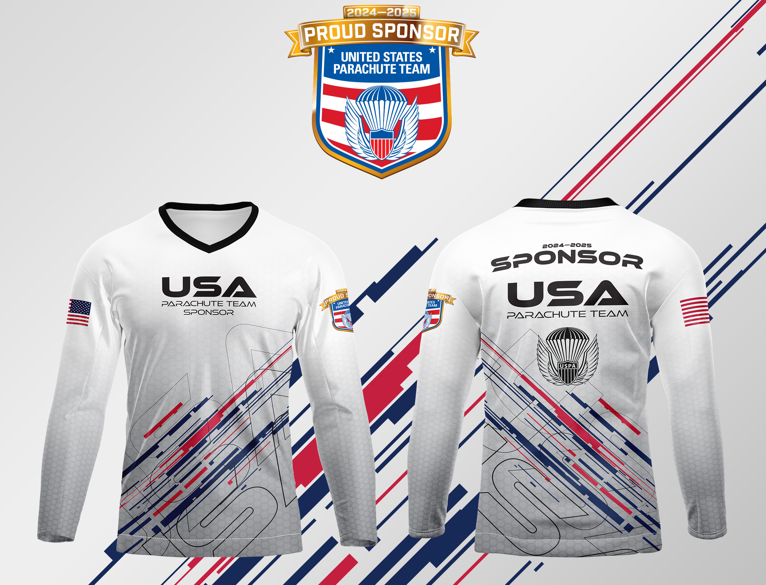 US Parachute Team Sponsor Jersey